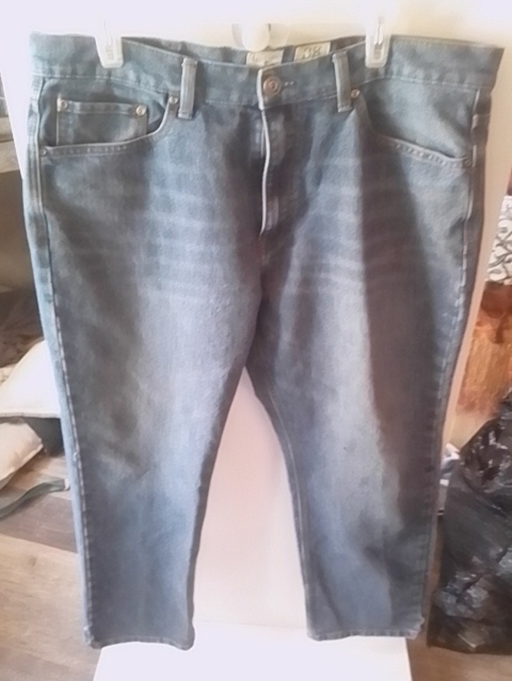 Men's  Red Head / Washed Blue Denim Jeans